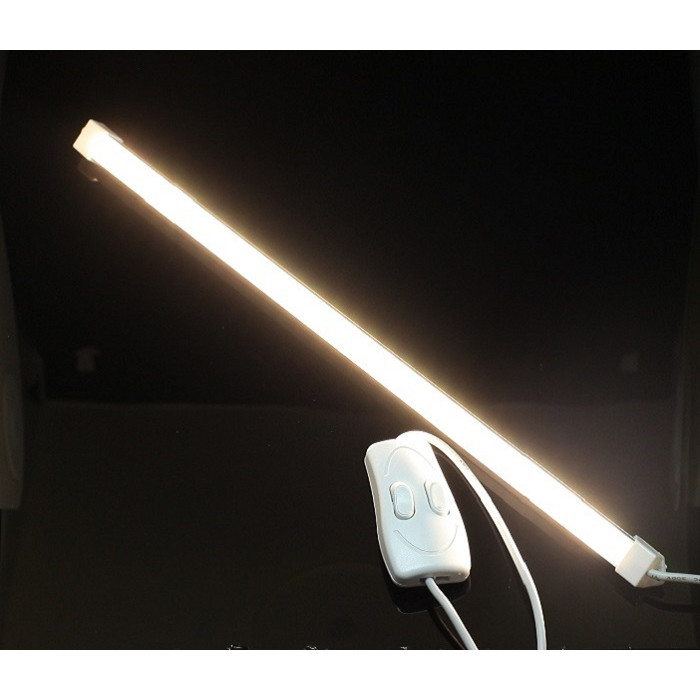 Đèn siêu sáng 60 led tích hợp 3 màu sáng cắm cổng USB thích hợp dán tường, dán tủ