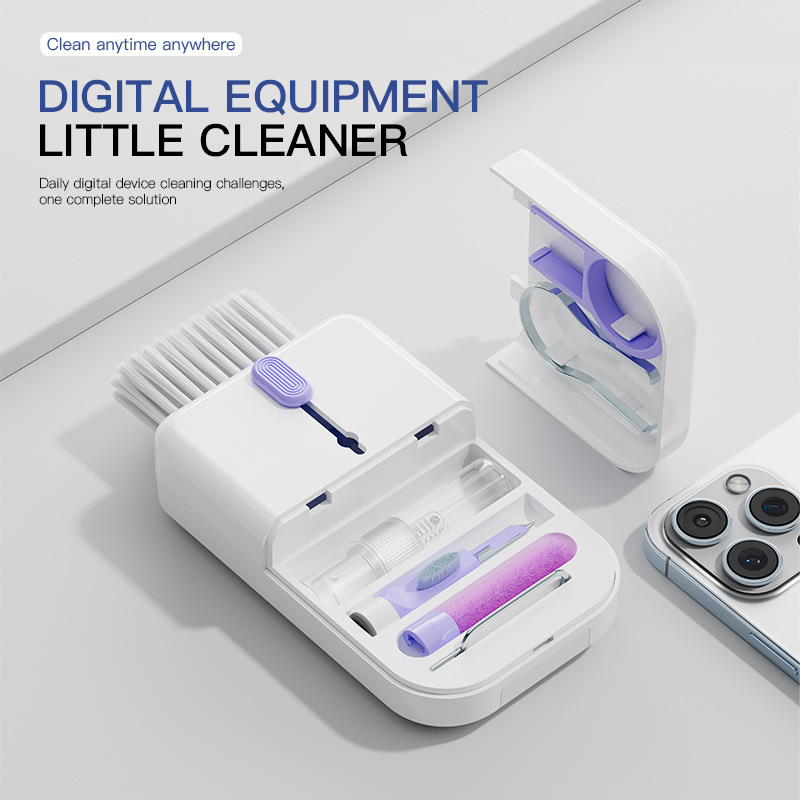 Bộ Dụng Cụ Vệ Sinh Đa Năng 11in1 dùng cho Laptop / Điện Thoại / Bàn Phím / Tai Nghe / Airpods / iPhone / iPad - Hàng Chính Hãng