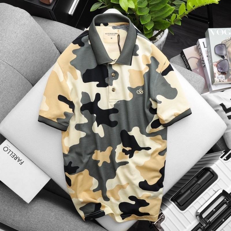 Áo thun polo camo Scotch