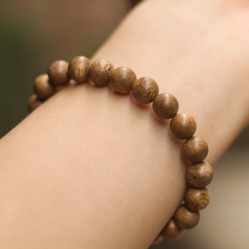 Vòng tay trầm hương Kepha 12 ly - 18 hạt. Trầm hương tự nhiên Quảng Bình