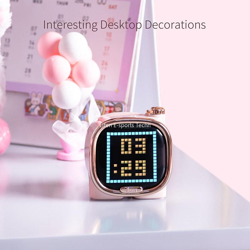 Divoom Zooe Pixel Art Loa Bluetooth Di Động Âm Nhạc Mini Dễ Thương Thiết Lập Bàn Làm Việc Không Dây Quà Tặng Giáng Sinh Cho Trẻ Em Color: GREEN