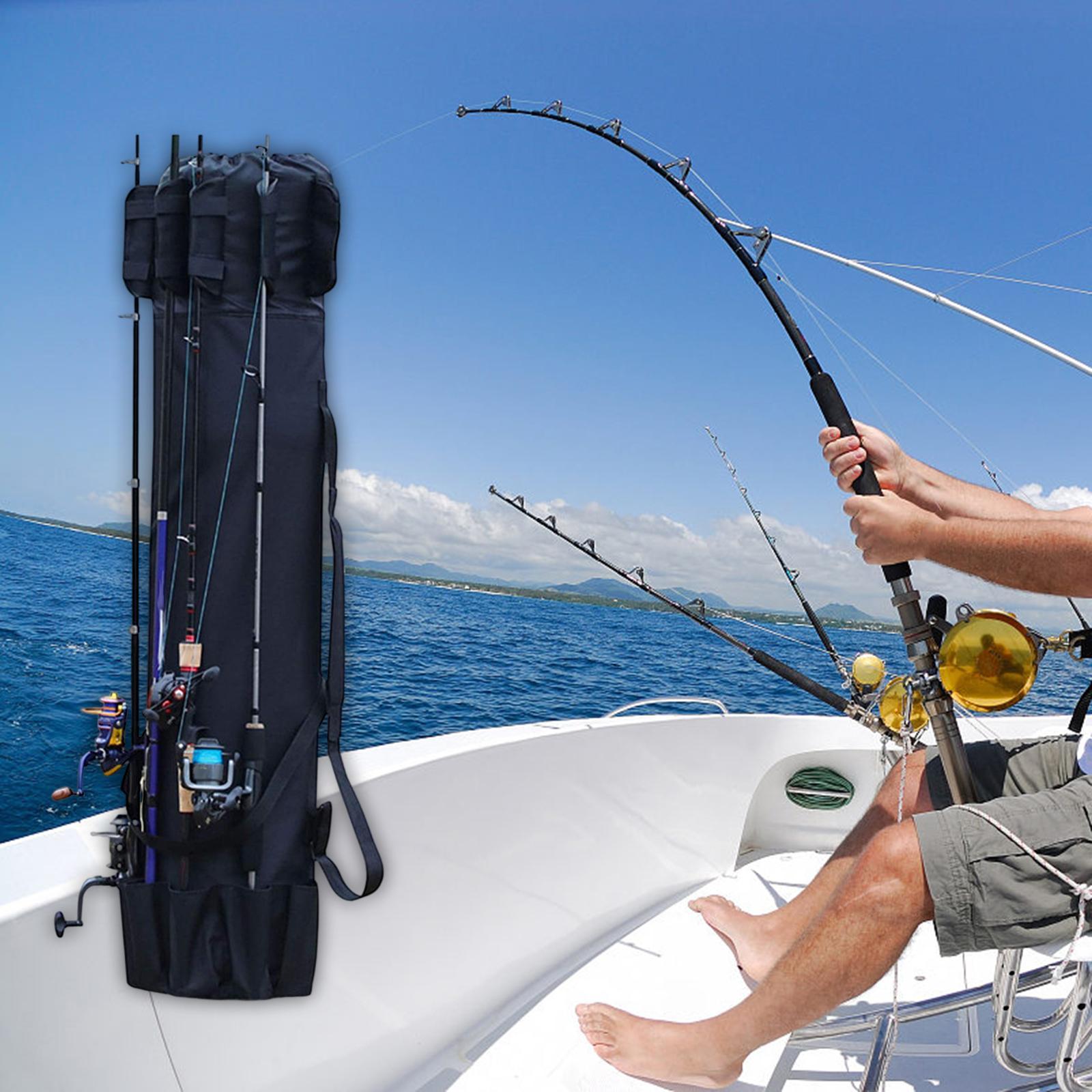 Fishing Rod Case Fishing Reel Organizer Bag Outdoor Travel Fishing Pole Case