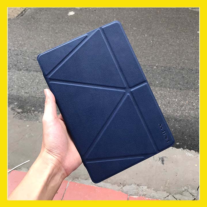 Bao Da Chính Hãng Onjess Dành Cho iPad Mini 4/5 Lưng Silicon Chống Sốc, Gấp Chữ Y Dựng Đứng Và Ngang Tiện Lợi - Hàng Chính Hãng