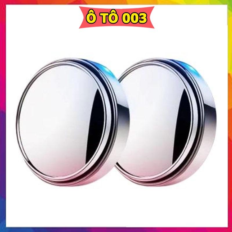 Gương cầu lồi ô tô tráng bạc xoay 360 độ