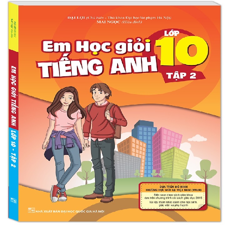 Combo Em Học Giỏi Tiếng Anh Lớp 10 - Tập 1 + tập 2 tải file hoặc CD