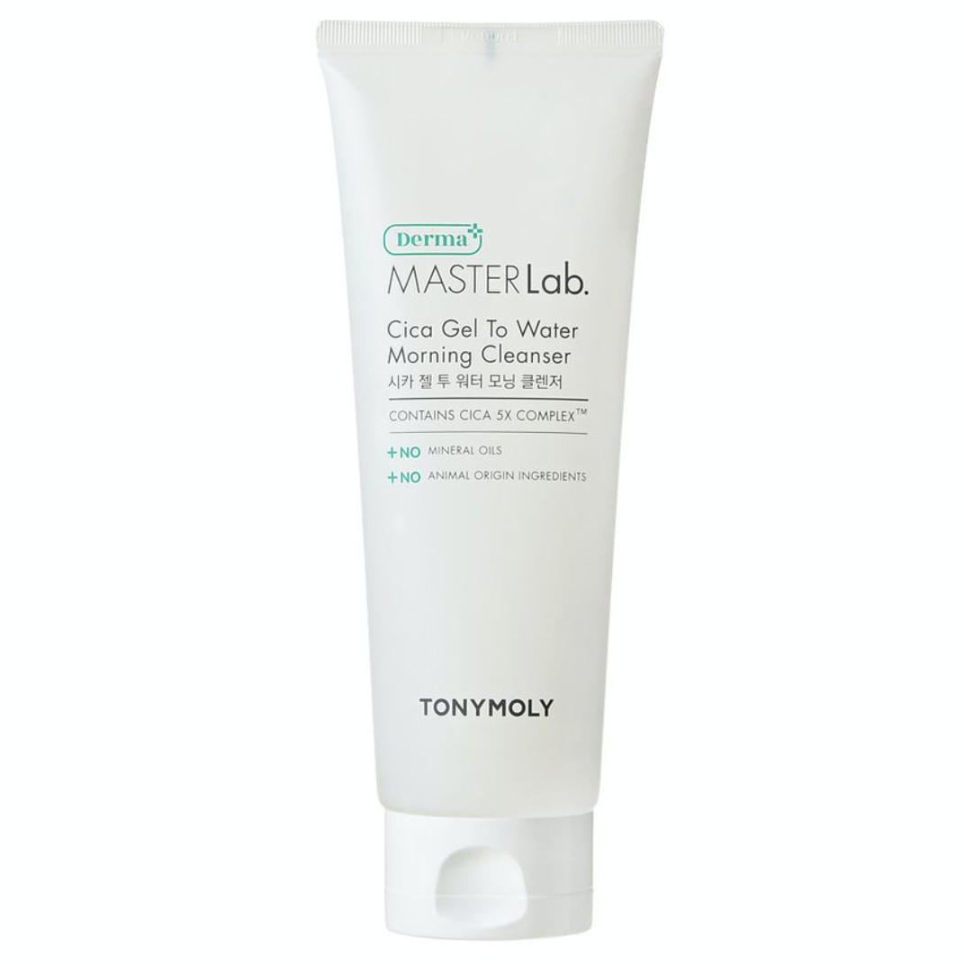 GEL RỬA MẶT DERMA MASTER LAB CICA GEL TO WATER MORNING TONYMOLY