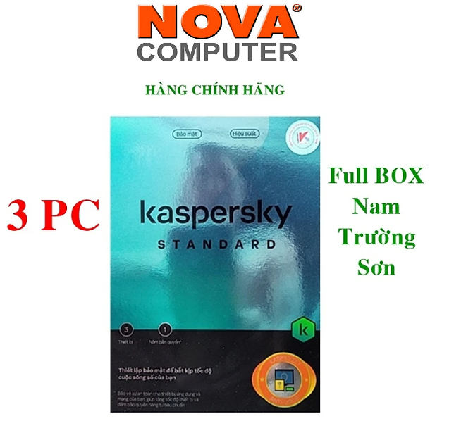 Kaspersky Standard Cho 3 Máy Tính - Standard 3 - Hàng chính hãng