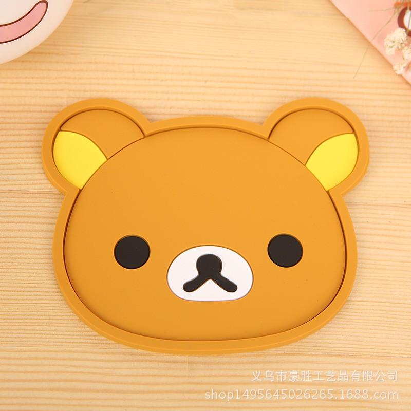 Miếng Lót Cốc Silicone Hình Thú Ngộ Nghĩnh