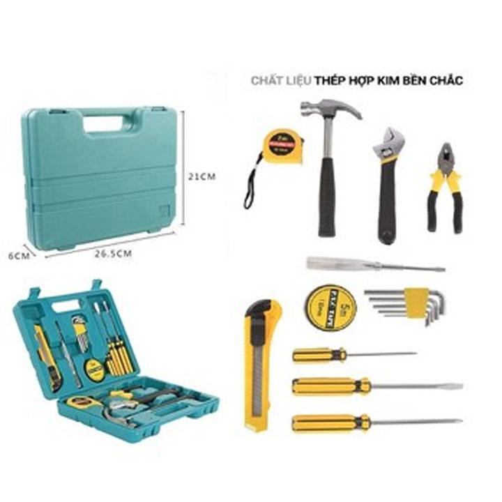 Bộ Dụng Cụ Sửa Chữa Đa Năng 16 Món - Tặng 1 Phao Lọc Rác - Hàng Chất Lượng