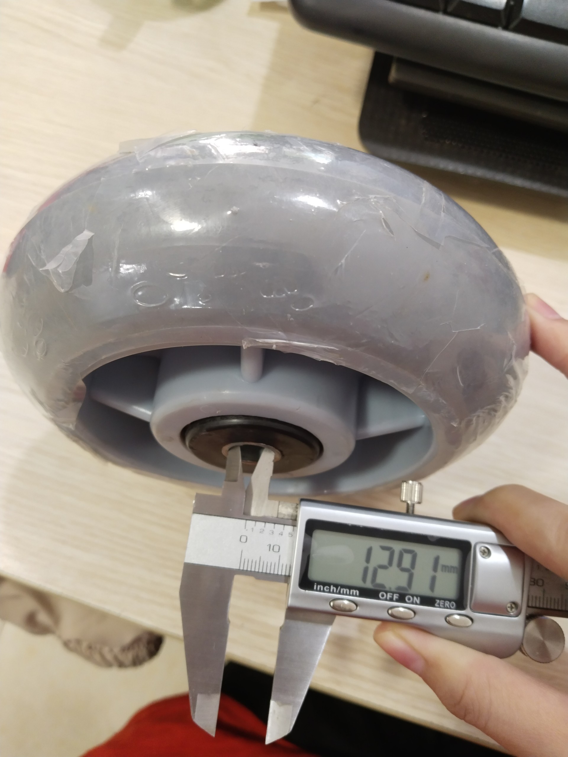 Bánh xe đẩy rời cao su xám tải nặng 150mm - Happy Move