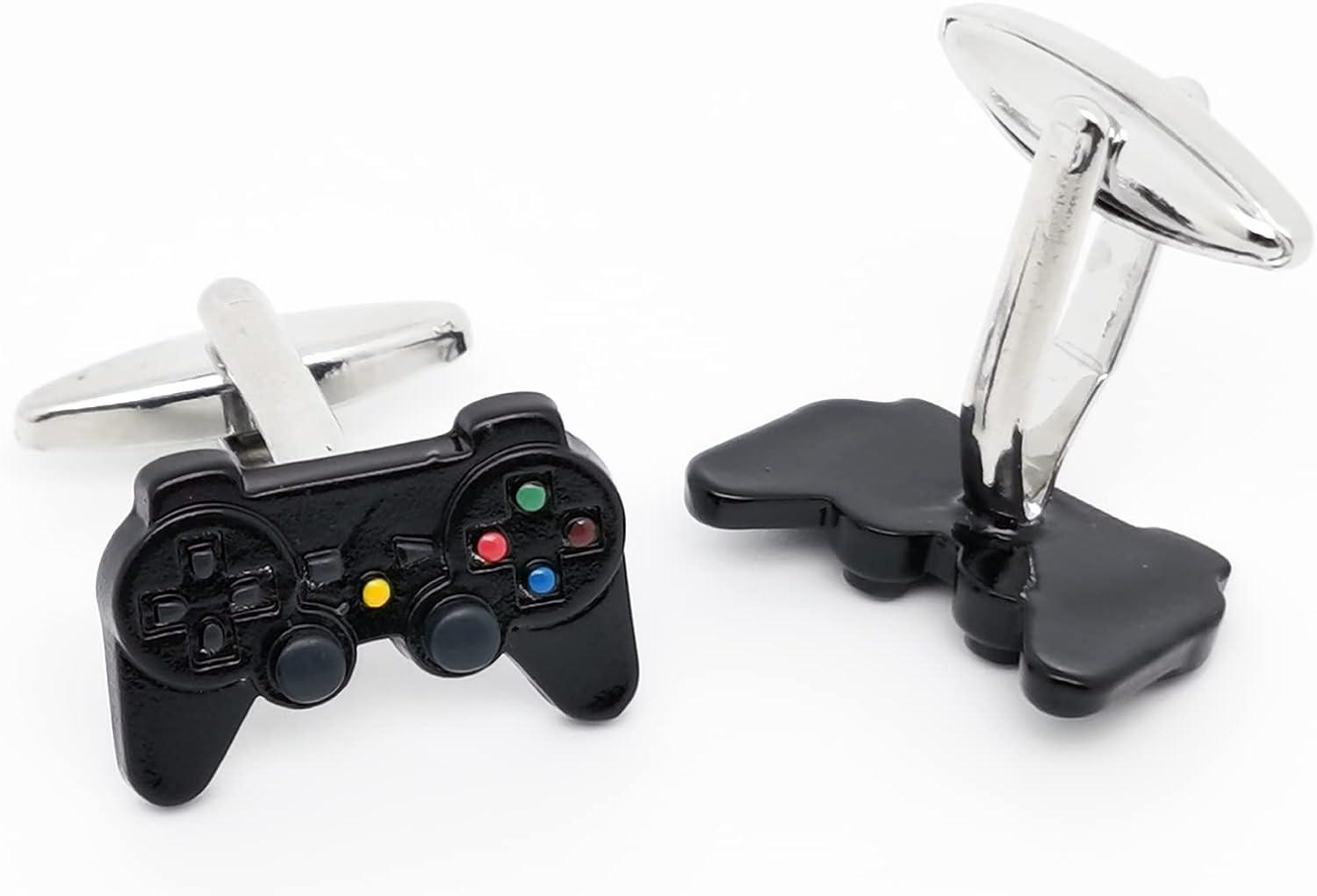 Bộ điều khiển video Đàn ông Đàn ông Cufflinks trong hộp quà tặng nam giới