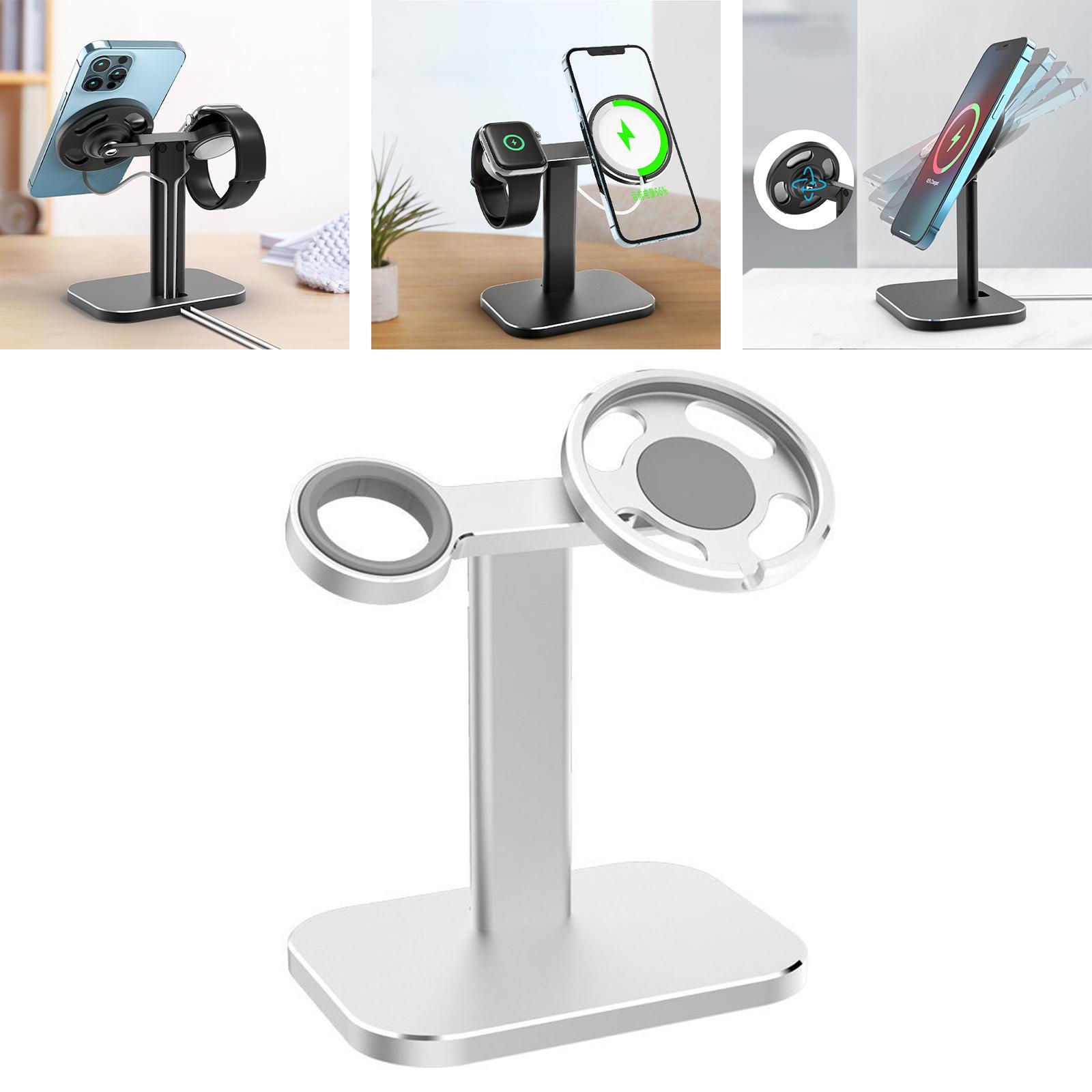 Charger Stand Adjustable Aluminum Alloy for MagSafe for Watch Series