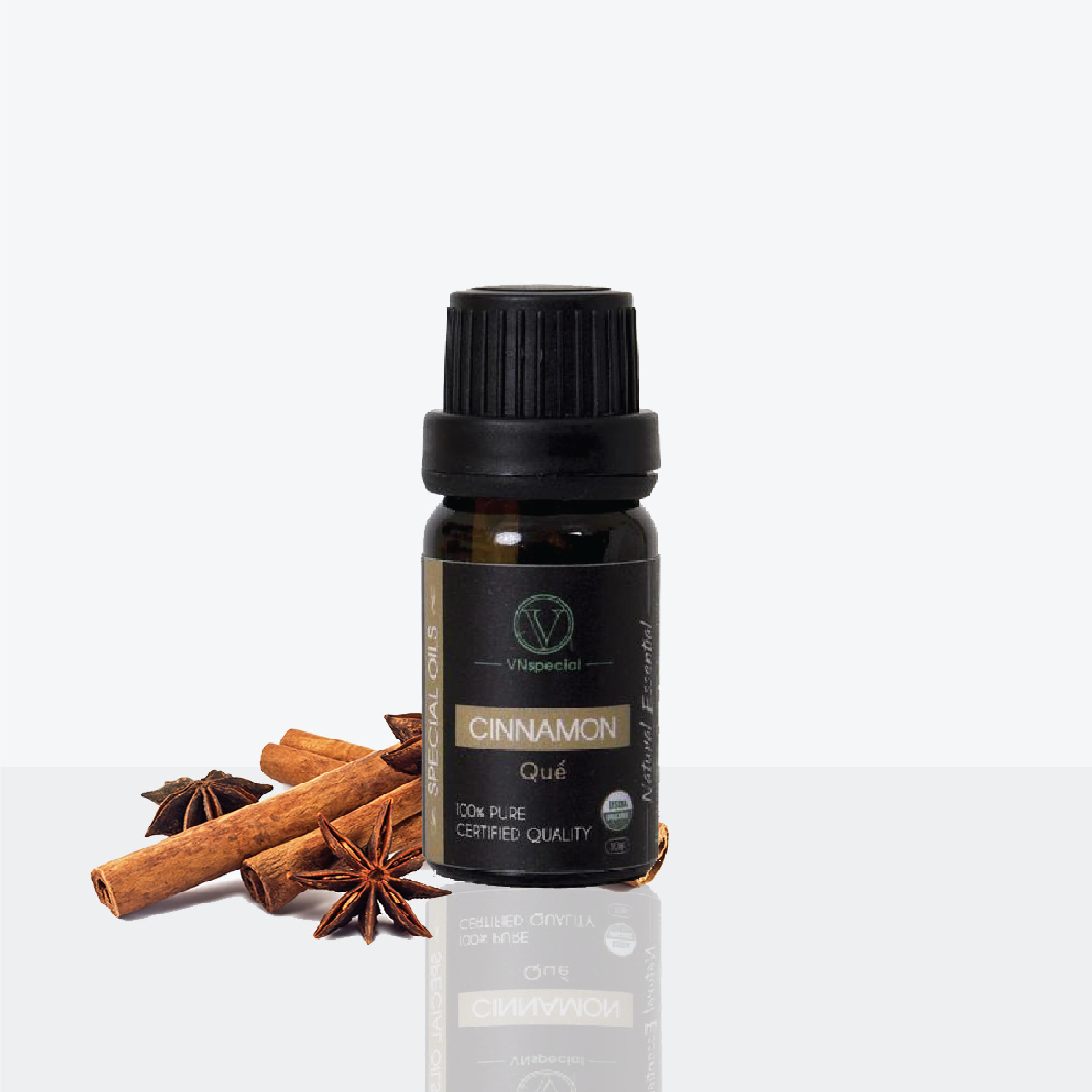 Tinh Dầu Hữu Cơ Quế | Organic Cinnamon Oil | Tinh dầu Nhập Khẩu USDA - Vnspecial Oils (10ml)