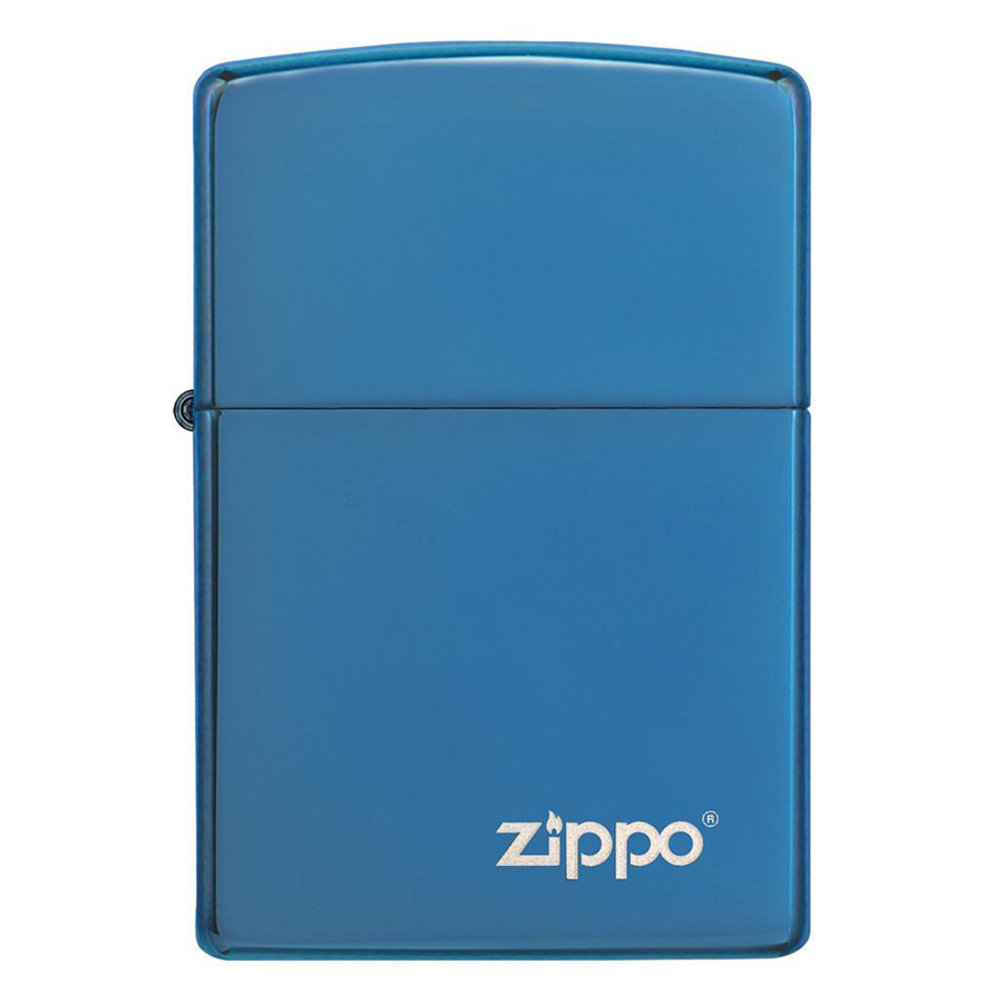 Bật Lửa Zippo Ngọc Saphire Với Logo