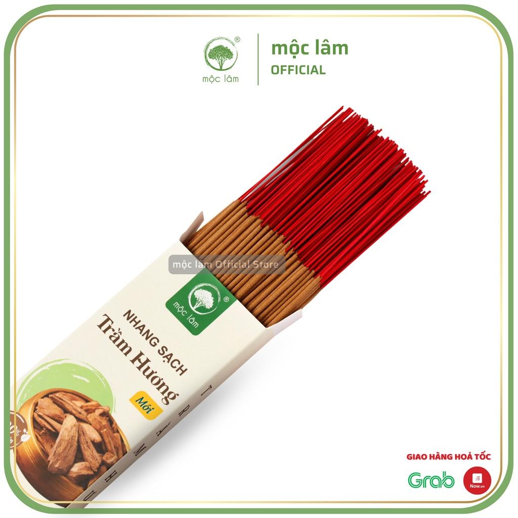 Nhang Trầm Hương MỘC LÂM 38cm 170cây, Nhang Sạch Ít Khói Ít Tàn, Hương Dịu Nhẹ, Nhang Phòng Máy Lạnh