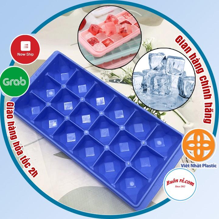 Khay đá 18 viên Việt Nhật (MS:6968), khuôn làm thạch rau câu, chè khúc bạch, khay chia ăn dặm cho bé -Buôn rẻ 01350