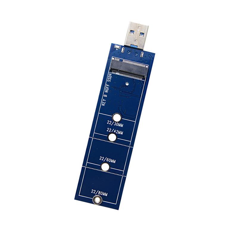 Khuyến mại USB 3.0 sang M.2 SSD USB3.0 sang NGFF B KEY SSD Ổ cứng gắn ngoài Hộp