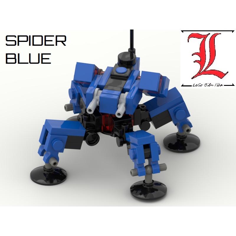 Đồ chơi lắp ráp Moc Mech Robot Spider Red