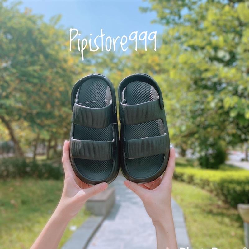 Tăng 1sz Sandal Quai Hậu Đế Bánh Mì Siêu Nhẹ Cao 3Cm Chống Nước Phù Hợp Đi Mưa G159