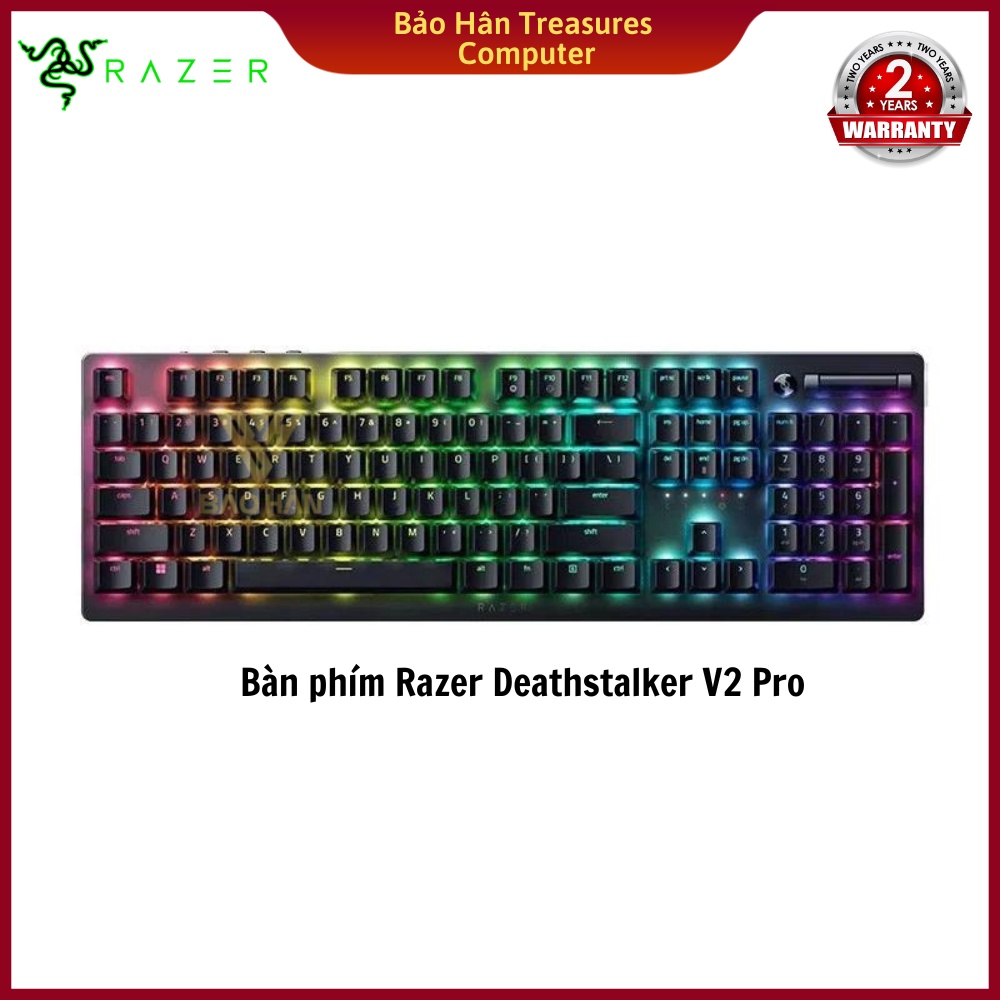 Bàn phím chơi game quang học Razer DeathStalker V2 Pro - Hàng Chính Hãng