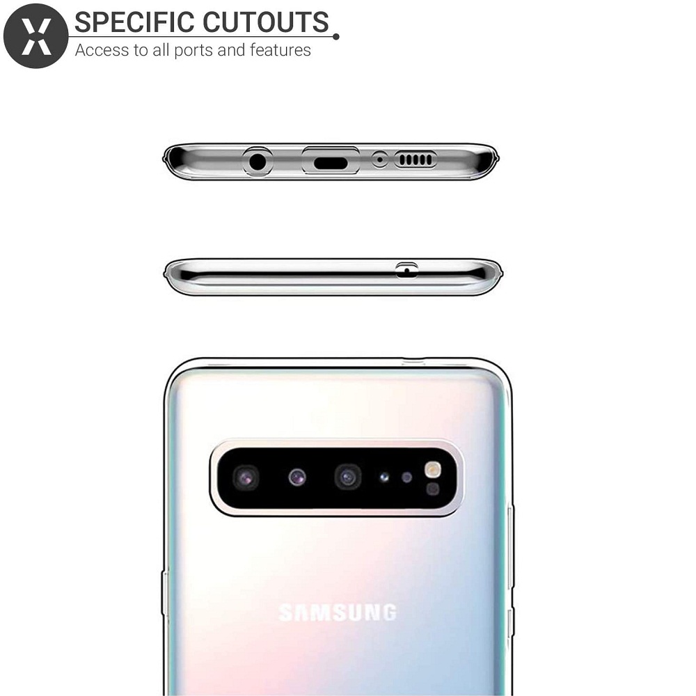 Ốp lưng dẻo silicon cho Samsung Galaxy S10 5G hiệu Ultra Thin - Hàng nhập khẩu