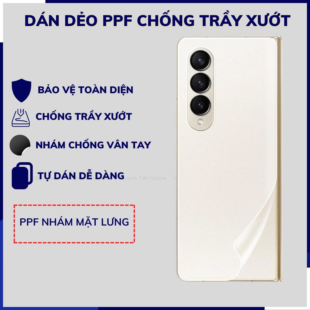 dán màn hình z fold 4 z flip 4 z fold 3 flip 3 fold 2 dẻo PPF trong suốt hoặc nhám chống vân tay huỳnh tân store