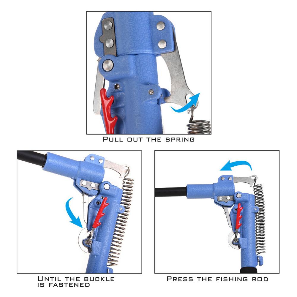 Cần câu cá tự động có thể điều chỉnh có 3 cấp độ nhạy, dạng ống lồng thuận tiện để mang theo,Cấu tạo bằng nhựa nylon siêu bền