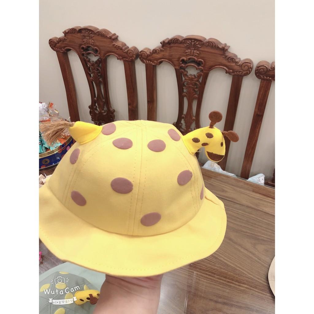 Mũ nón vành tròn hình hươu cho bé cực yêu