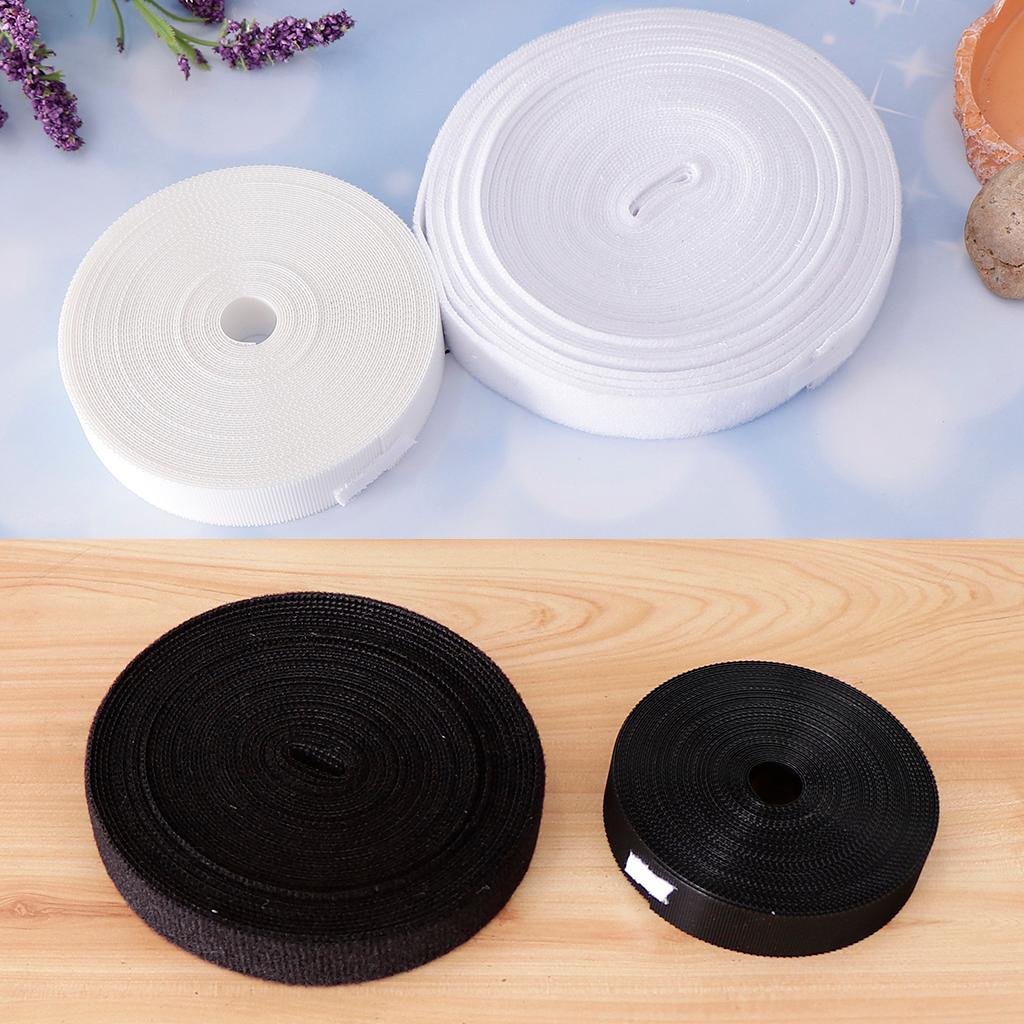 1.94M*20mm Sticky Self Adhesive Hook And Loop Tape Fastener Strip Solid