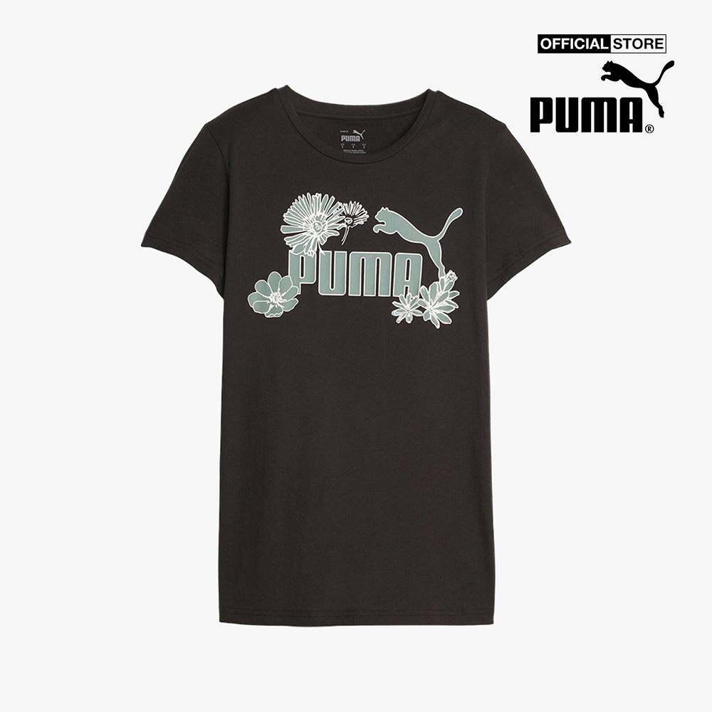 PUMA - Áo thun nữ cổ tròn tay ngắn ESS Graphic 677150-0