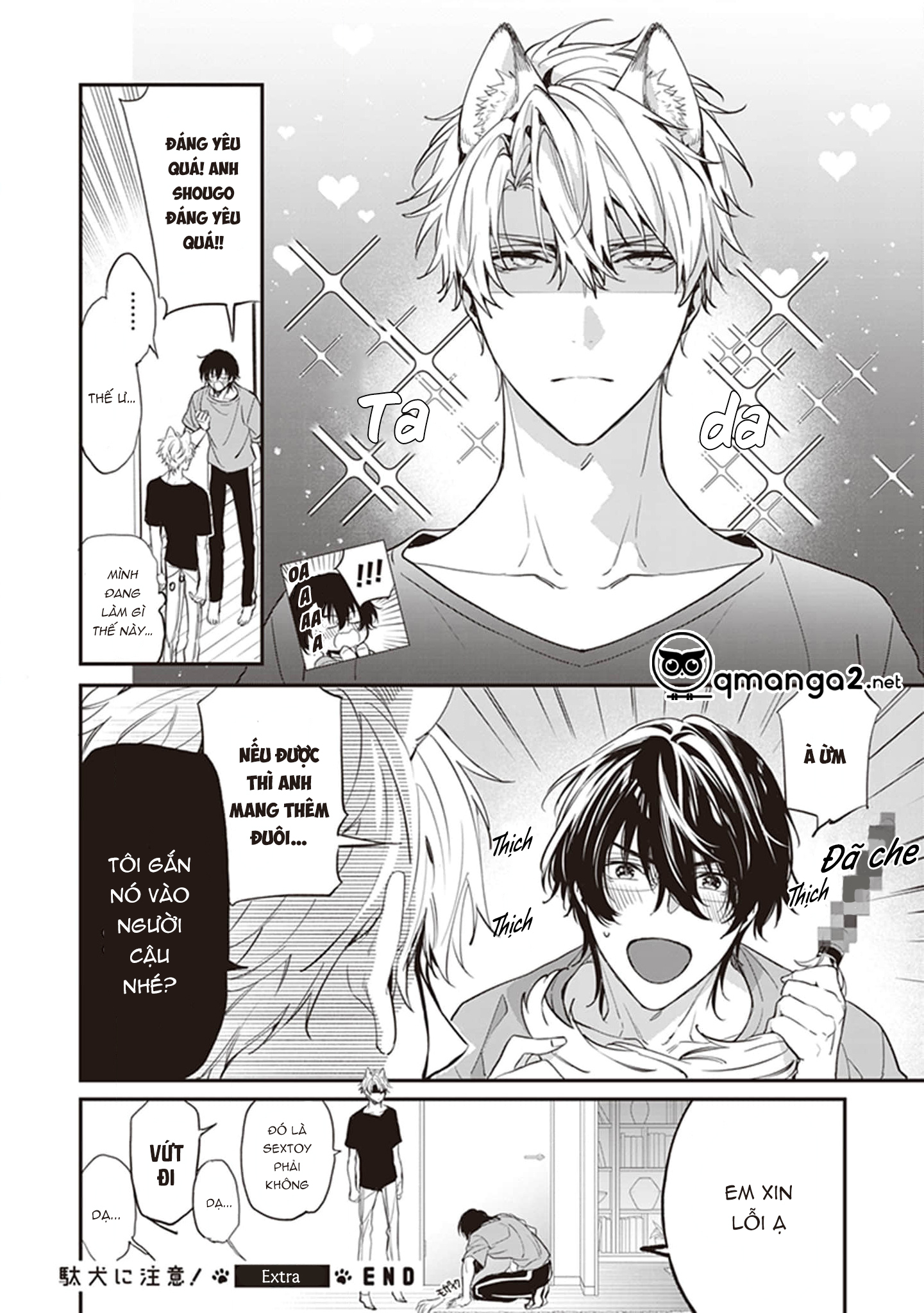 cẩn thận với chú chó vô lại chapter 3.5 4