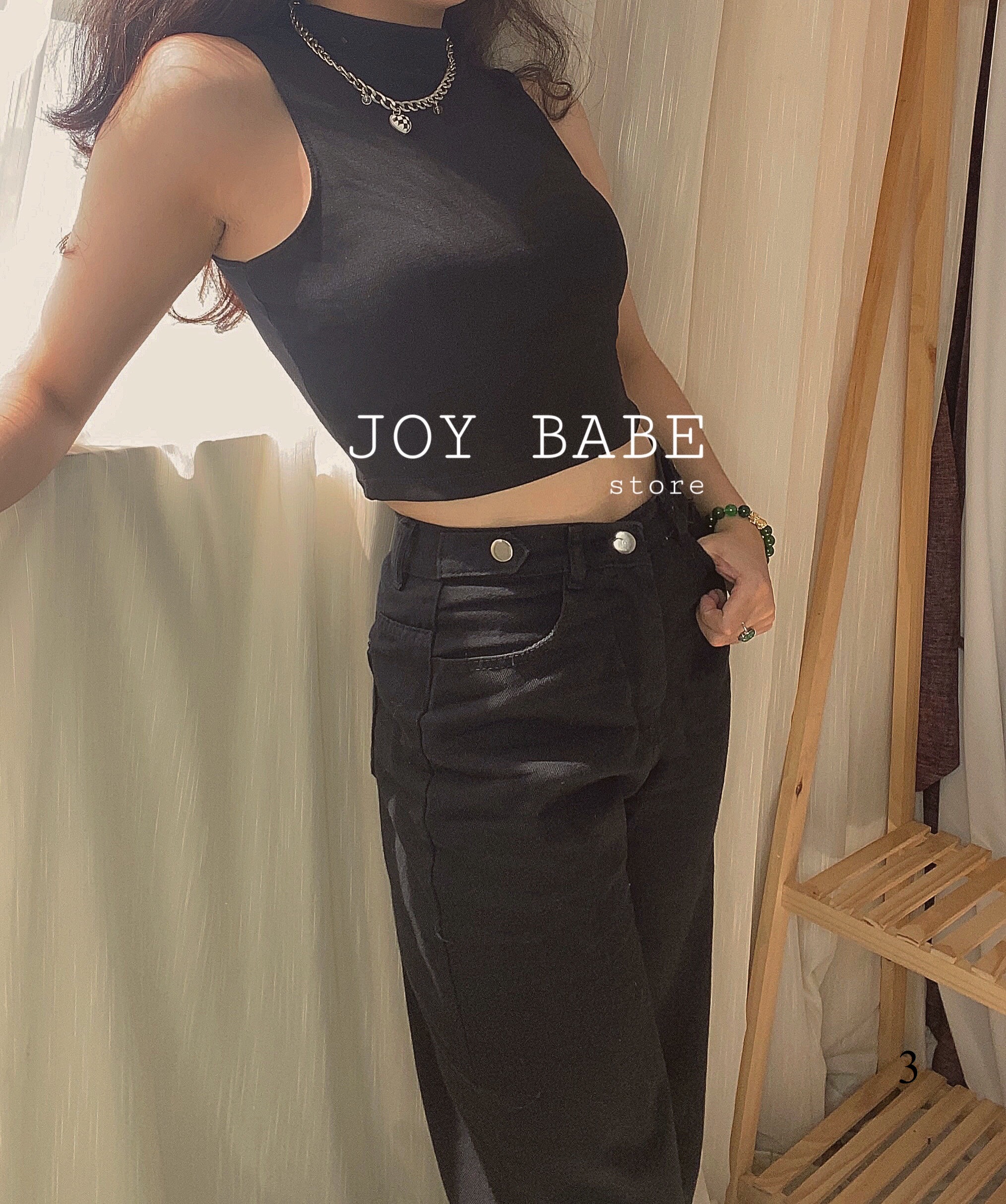 ÁO BA LỖ CỔ LỌ THUN NỮ CROPTOP CO GIÃN ÔM BODY HOT GIRL HÀN QUỐC SWAG CHẤT 39