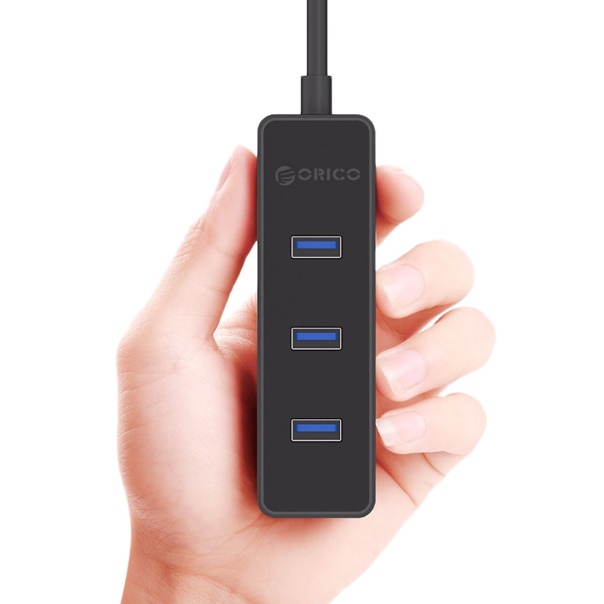 Hub chia usb Orico W5PH4 -U3, Bộ chia kết nối USB 3.0 ra 4 cổng - Hàng chính hãng