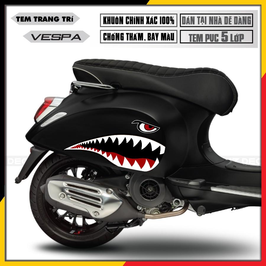 Tem Xe Vespa Sprint/Primavera/GTS Babe | VP21 | Tem Rời Cắt Khuôn Sẵn, Chất Liệu PVC Cao Cấp