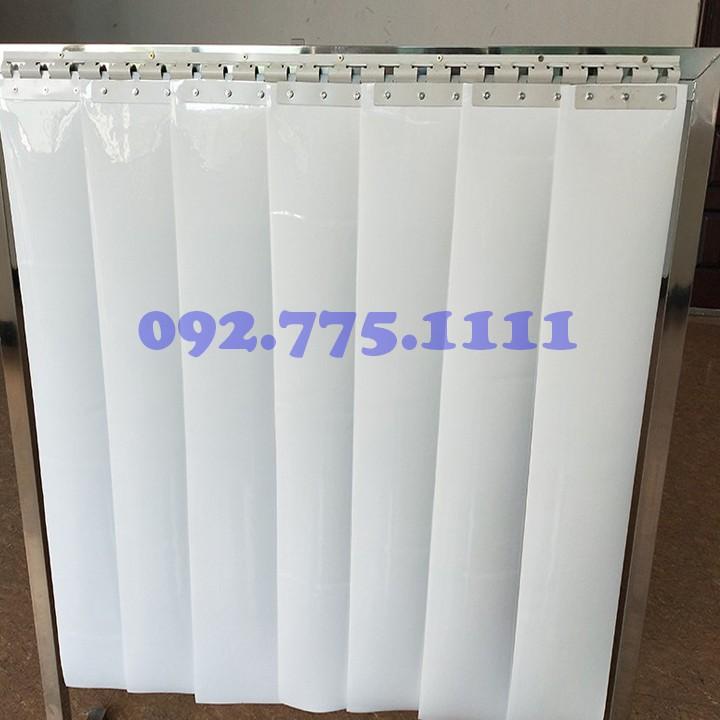 Nhựa PVC màu (R0.95m x C2.2m) ghi che chắn, ngăn lạnh điều hòa