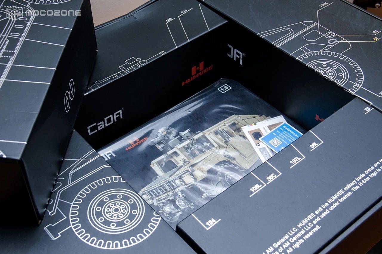 Đồ Chơi Lắp Ráp Có Điều Khiển Xe Địa Hình Chiến Đấu - CADA C61036W Tỷ Lệ 1:8 Mô Hình Tĩnh
