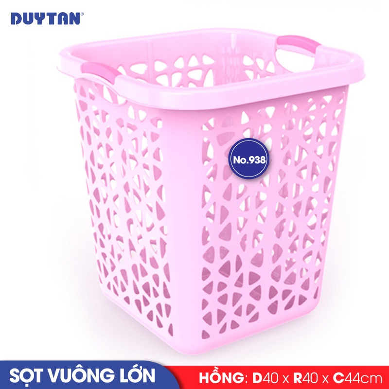 Sọt vuông lớn nhựa Duy Tân  - 11449 - Giao màu ngẫu nhiên - Hàng chính hãng