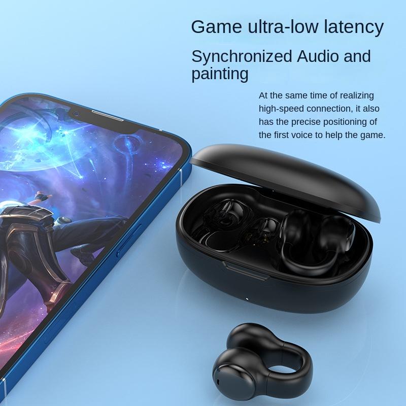 Tai nghe giảm tiếng ồn không dây TWS Tai nghe nhạc âm thanh nổi 9D HIFI Dẫn truyền xương Tai nghe chống nước cho iOS Android 2023 MỚI Màu sắc: Kaki VIP