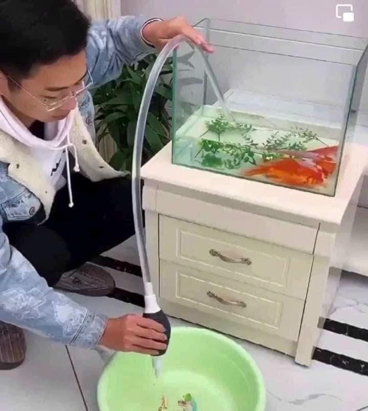 Ống hút xăng dầu chất lỏng bóp tay dài 1m tiện lợi