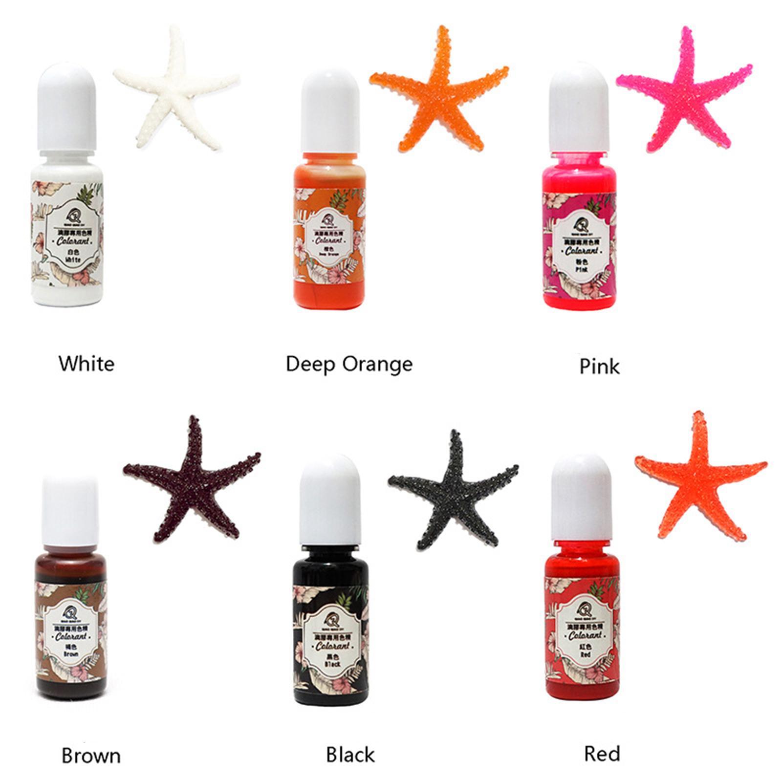 14x Epoxy Resin Pigment Liquid Epoxy Resin Dye Decoration 10ml Jewelry Making Colorant Liquid Pigment for Pendant Paint Bracelet Soap Crafts