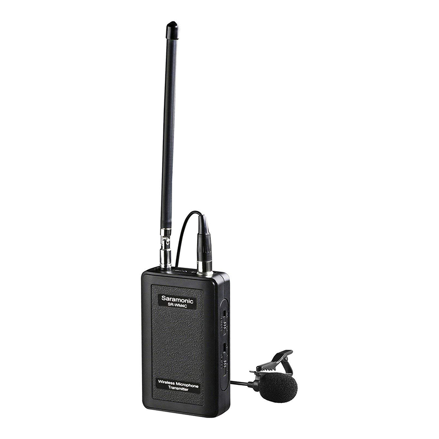 Micro Thu Âm Cài Áo Saramonic SR-WM4C Wireless VHF - Hàng Chính Hãng