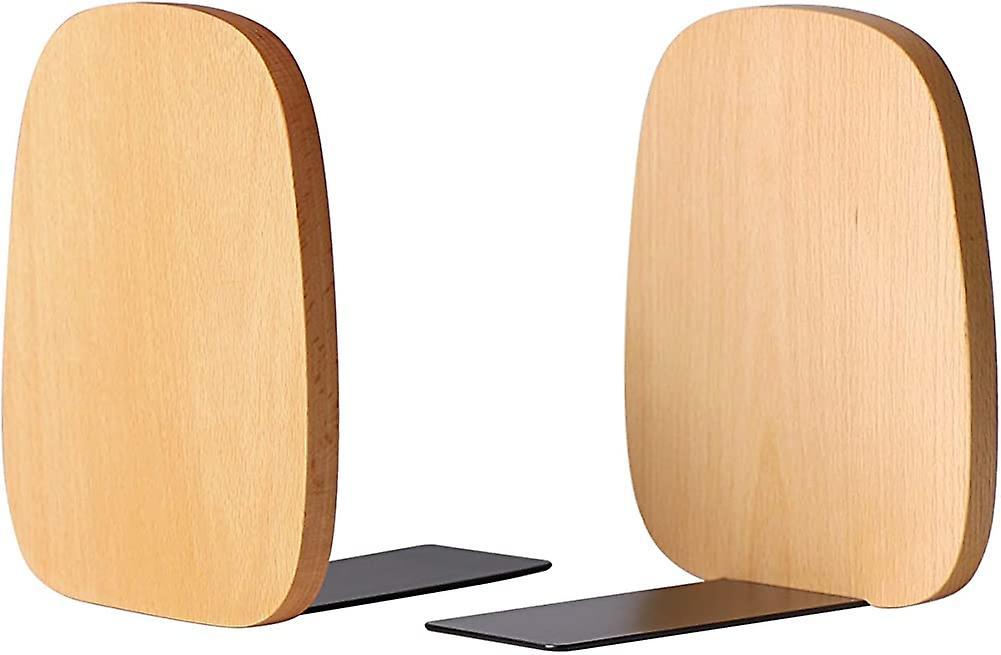 Kết thúc cuốn sách, hỗ trợ Wood Bookends, Sách trang trí kết thúc cho cuốn sách nặng/văn phòng của Heilwiy