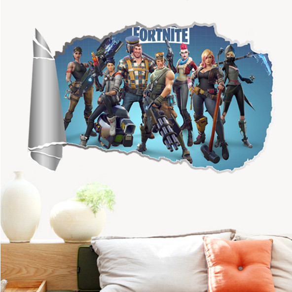 Decal trang trí tường - Vết nứt những chiến binh