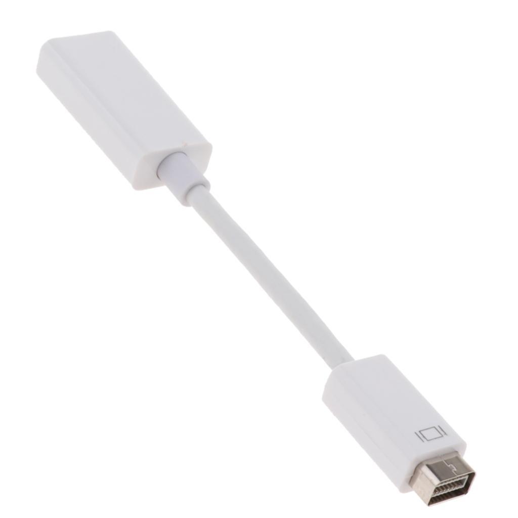 Mini DVI to HDMI Male-Female Converter/Adapter Cable for MacBook White