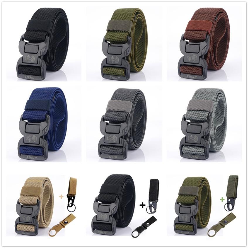 Bộ Thắt Lưng Nam Khóa Nam Châm Ngoài Trời Làm Việc Chiến Thuật Quần Dây Co Giãn Áo Liền Quần Nam Dây Lưng Phụ Kiện Thể Thao