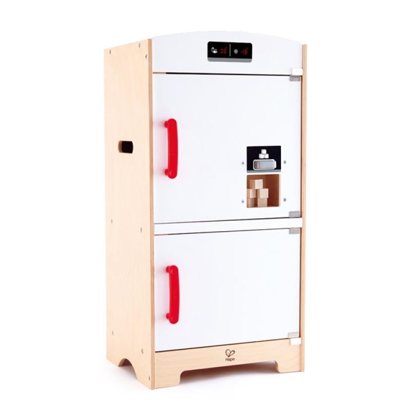 Đồ chơi bằng gỗ Hape tủ lạnh màu trắng E3153A