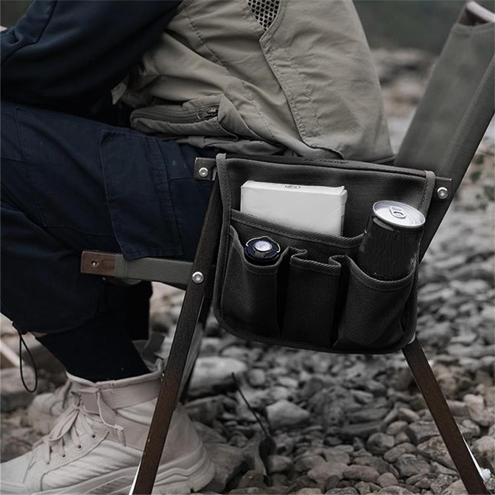 Túi canvas treo tay ghế cắm trại đa dụng dành cho câu cá, cắm trại