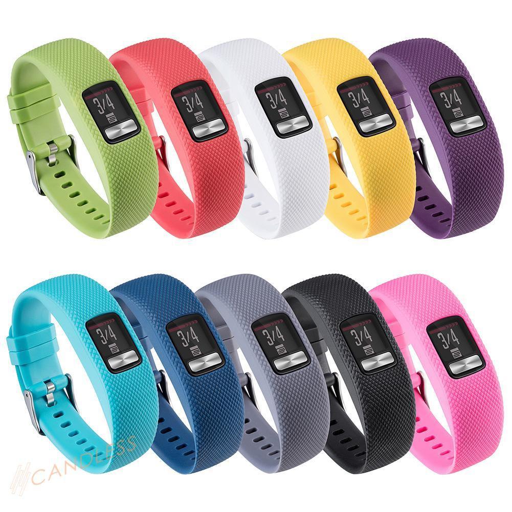 Dây Đeo Silicon Cho Đồng Hồ Thông Minh Garmin Vivofit 4
