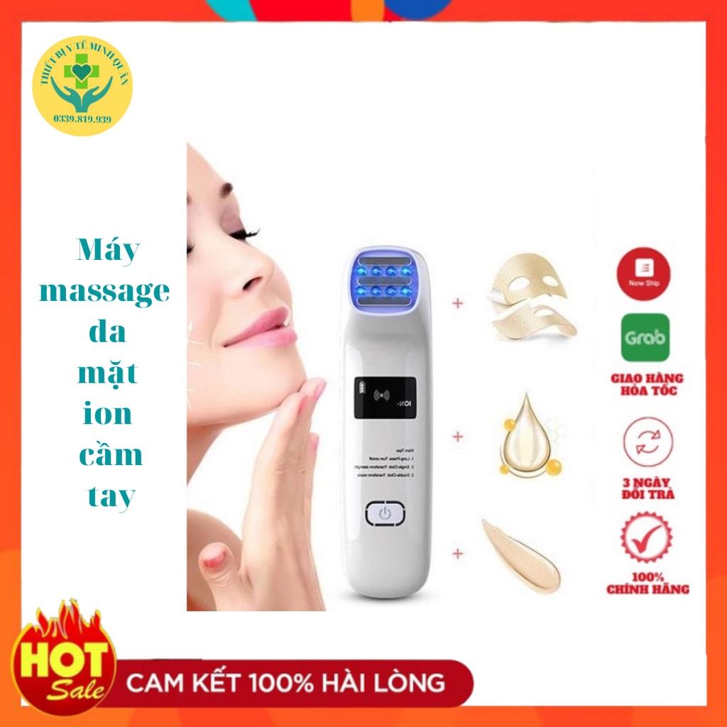 Máy massage da mặt ion cầm tay thẩm thấu dưỡng chất,làm trắng da từ bên trong, máy mát xa mặt ion Eycotech