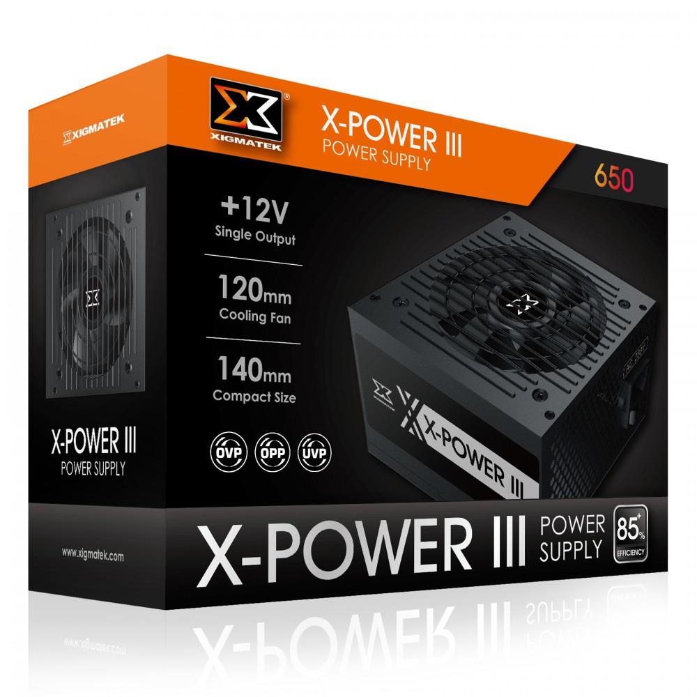 Nguồn Xigmatek X-Power III 650 - Hàng Chính Hãng